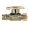 Apollo Expansion Pex 1/2 in. Chromed Brass PEX-A Expansion Barb x 3/8 in. Compression Quarter-Turn Straight Stop Valve EPXVS1238C